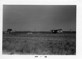 Airplane and the first Rosetown Airport