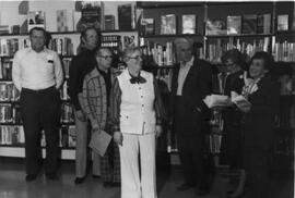Group in library performing