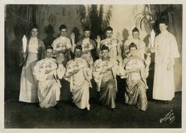 Cast of a musical production