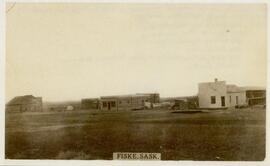 Village of Fiske facing north in 1910