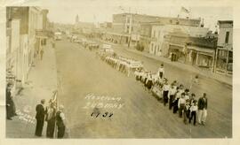 24th May Parade in 1938 on Main Street, Rosetown