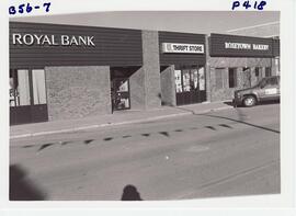 Royal Bank, Thrift Store and Rosetown Bakery