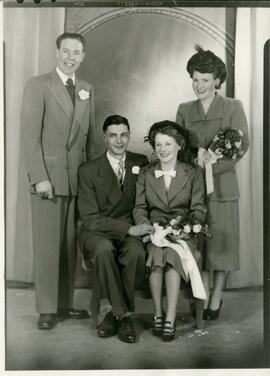 Golding and Gee wedding portrait