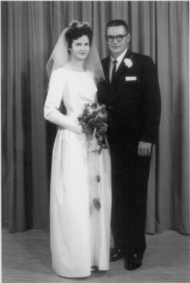 Wedding Portrait of Betty & Bill Porter