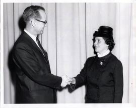Fern Foster and Dr. R. B. Howsam