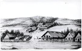 Historic Photos - Early Settlers - ca. 1890-1940 - Doukhobor Village Illustration