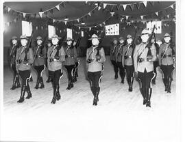 Educational Tours 1961 - RCMP in Drill Hall