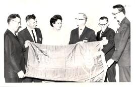 Estevan Convention 1965 - Jubilee Flag Presentation
