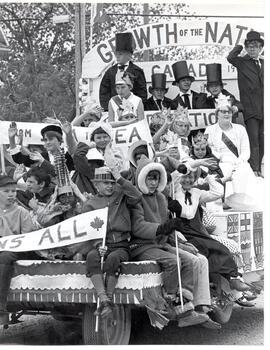 Canada's Centennial - Assiniboia - "Growth of the Nation" Float
