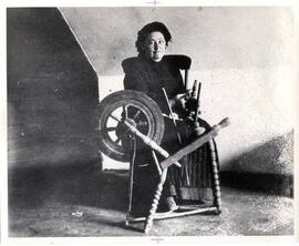 Doukhobor Woman Spinning