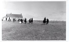 Historic Photos - School Transportation - ca. 1940-1962 - Horseback Riding