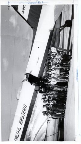 Educational Tours 1961 - Boarding the Airplane