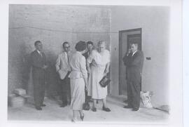 STF Building - Spadina Crescent 1957-58 - Under Construction - STF Executive Visit