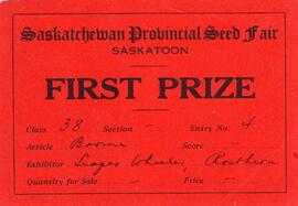 Undated First Prize Brome