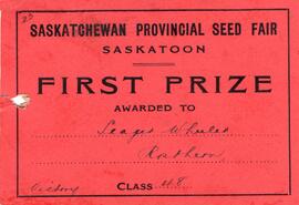 Undated First Prize Victory