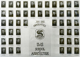 School of Agriculture - Graduates - 1961-1962