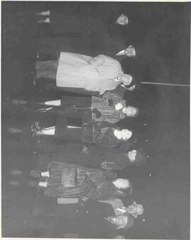 Olive Diefenbaker with Mr. and Mrs. George Hees and others