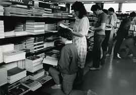 Students in the University of Saskatchewan Bookstore