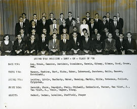 Second Year Medicine - 1967-68 - Class of '70