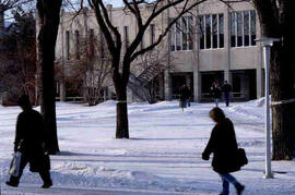 Campus scenes, winter
