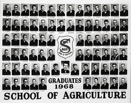 School of Agriculture - Graduates - 1968