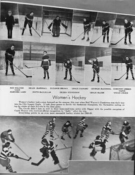 University of Saskatchewan Huskiettes Hockey Team - Player Photos and Action