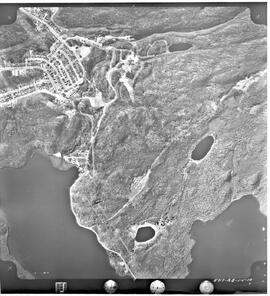 Aerial photo of Uranium City, Sask.