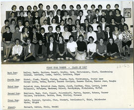 Nursing - First Year Degree - Class of 1967