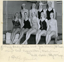 University of Saskatchewan Huskiettes Swimming Team - Group Photo