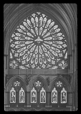"Westminster Abbey. The Rose Window, South Transept"