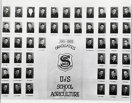 School of Agriculture - Graduates - 1962