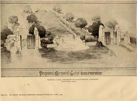 Memorial Gates - Architect's Sketch