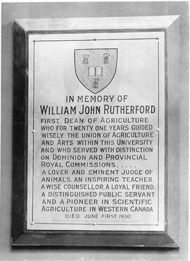 Rutherford, W.J.-Memorial