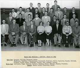 First Year Medicine - 1957-58 - Class of 1961