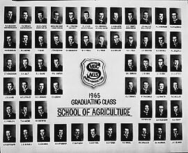 School of Agriculture - Graduates - 1965