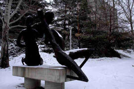 Sculpture, winter