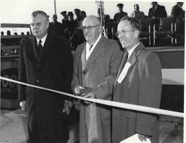 John Diefenbaker with T. C. Douglas and J.T. Douglas