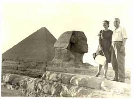 John and Olive Diefenbaker visiting Egypt