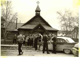Log church in Whitehorse Yukon