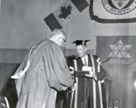 Honourary Degrees - Presentation - Mr. Justice F.A. Sheppard