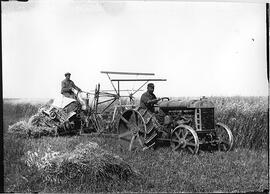 Agriculture - Harvesting - Farm Machinery and Men