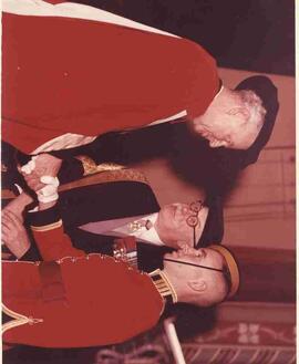 John Diefenbaker at Kingston Royal Military College convocation