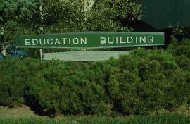 Education building sign