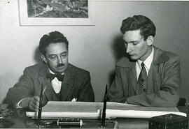 Murray Adaskin With Student