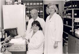 Dr. Louis B. Jaques, Linda Hiebert and Sandra Wice