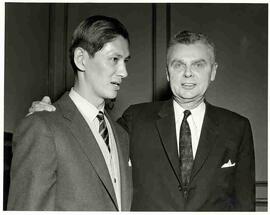 John Diefenbaker with Doug Jung