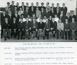 Third Year Medicine - 1966-67 - Class of '68