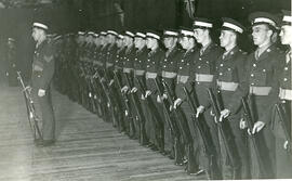 Canadian Officers' Training Corps - At Attention