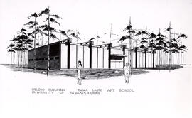 Emma Lake Art Studio - Architect's Sketch