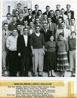 Second year Medicine - 1956-57 - Class of 1959